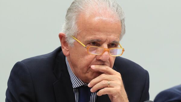 Ministro da Defesa, José Mucio, durante encontro da Comissão de Relações Exteriores e de Defesa Nacional da Câmara, em 17 de abril de 2024 - Sputnik Brasil