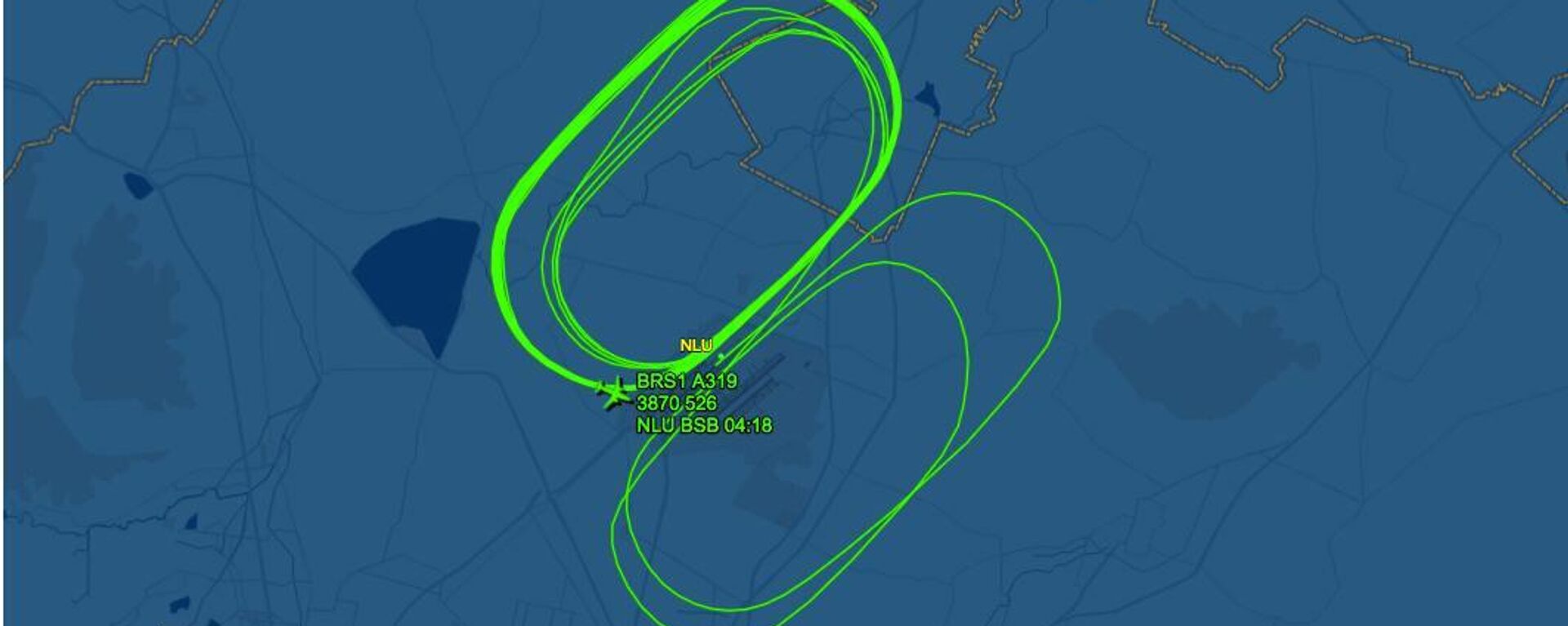 Portal Flightaware mostra avião do presidente Lula rodando em círculos - Sputnik Brasil, 1920, 01.10.2024