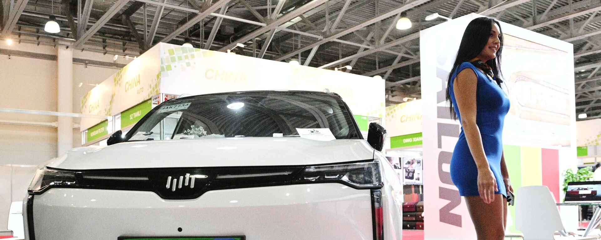 Carro elétrico weltmeister ex5 apresentado na Exposição Internacional da Indústria Automobilística Interavto 2023, na Crocus Expo. - Sputnik Brasil, 1920, 03.10.2024