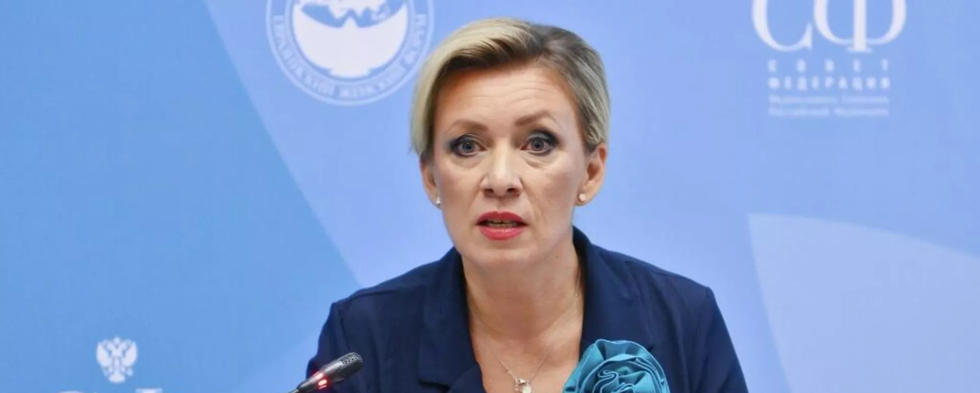 Maria Zakharova, representante oficial do Ministério das Relações Exteriores da Rússia, participa da discussão sobre paridade Olhando para um Mundo em Mudança, no âmbito do Fórum das Mulheres da Eurásia, em São Petersburgo, em 19 de setembro de 2024 - Sputnik Brasil, 1920, 16.10.2024