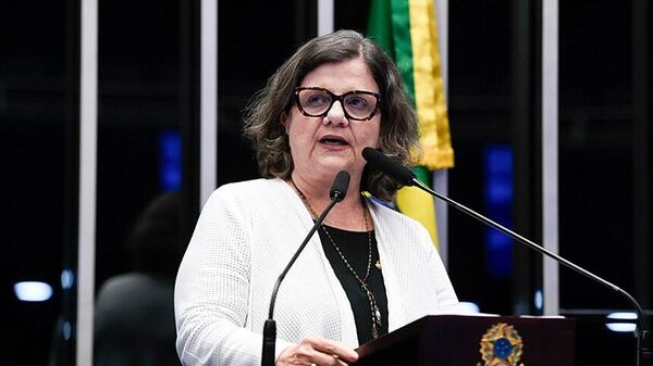 Senadora Teresa Leitão (PT-PE) em pronunciamento no Plenário do Senado. - Sputnik Brasil