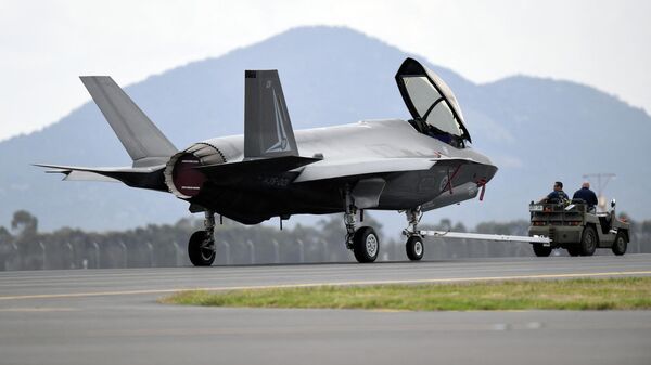 A Royal Australian Air Force F-35A Lightning II multirole fighter. - Sputnik Brasil