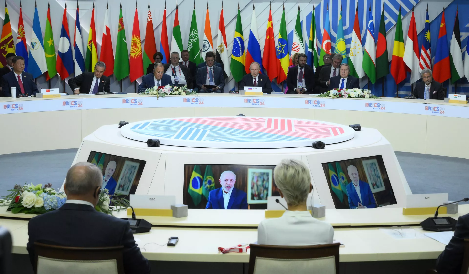 Por videoconferência, o presidente do Brasil, Luiz Inácio Lula da Silva, discursa na 16ª reunião dos chefes de Estado do BRICS, em Kazan, Rússia - Sputnik Brasil, 1920, 22.11.2024