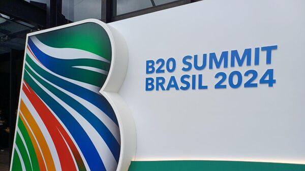 Evento do B20, Business 20, em São Paulo, 24 de outubro de 2024 - Sputnik Brasil