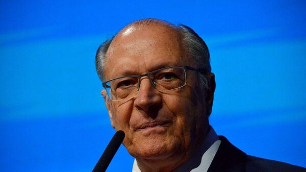 O vice-presidente do Brasil e ministro do Desenvolvimento, Indústria, Comércio e Serviços, Geraldo Alckmin, durante o 7º Fórum Brasil de Investimentos, em São Paulo (SP), em 28 de outubro de 2024 - Sputnik Brasil