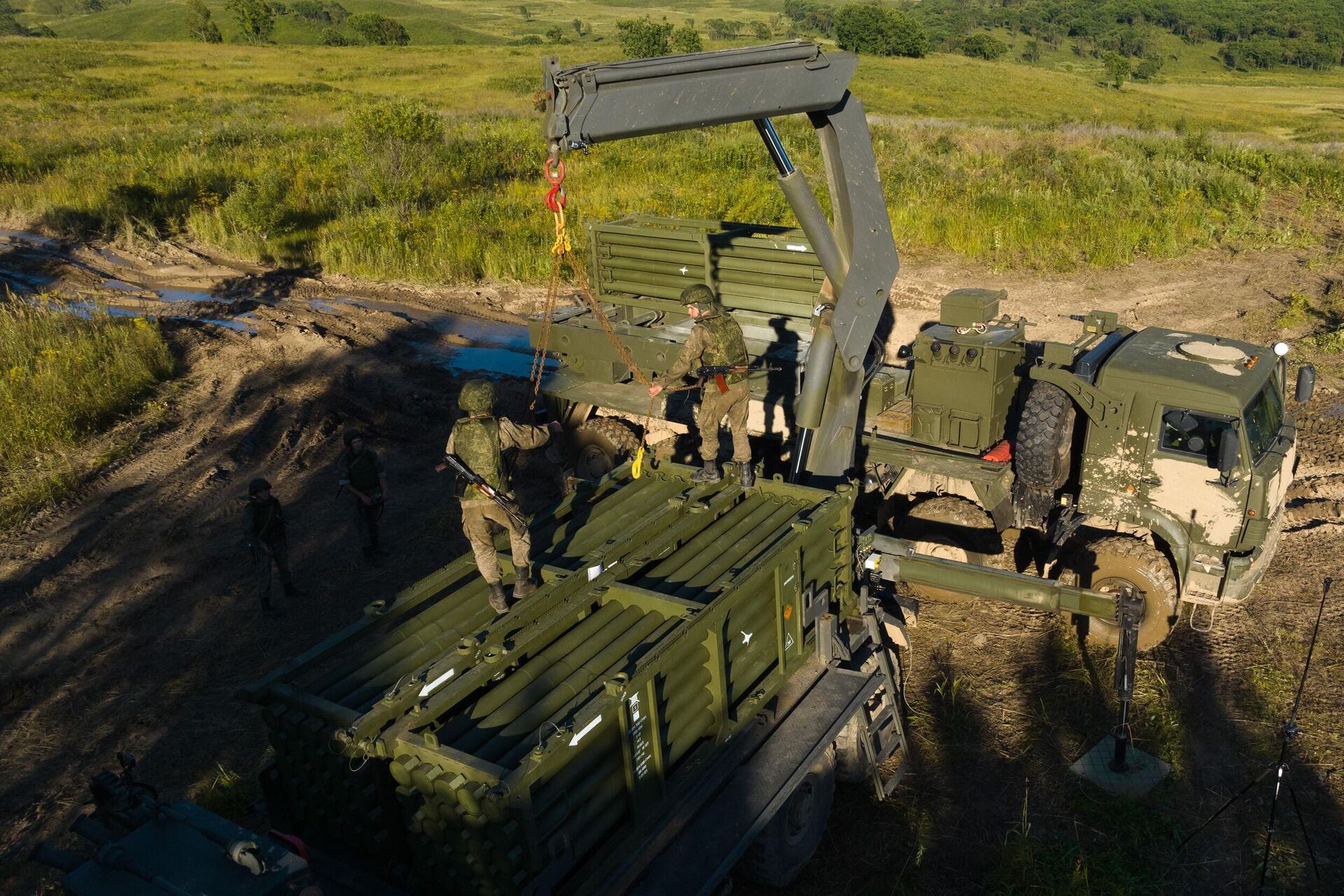 Sistema de implantação remota de campos minados Zemledelie - Sputnik Brasil, 1920, 07.11.2024