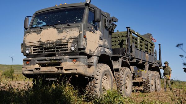 O sistema de implantação remota de campos minados Zemledelie. - Sputnik Brasil