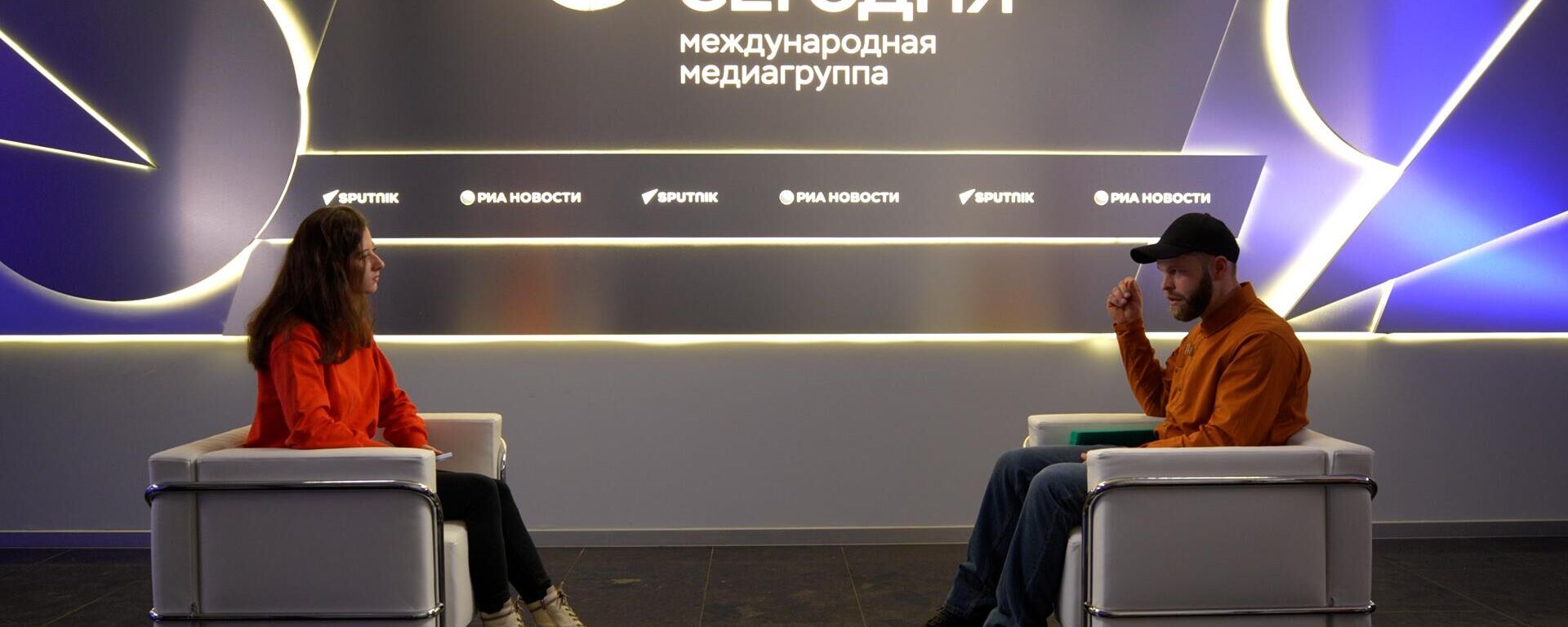 Cidadão dos EUA Daniel Martindale durante uma coletiva de imprensa no Centro de Imprensa Multimídia Internacional do grupo de mídia Rossiya Segodnya em Moscou. Novembro de 2024. - Sputnik Brasil, 1920, 05.11.2024