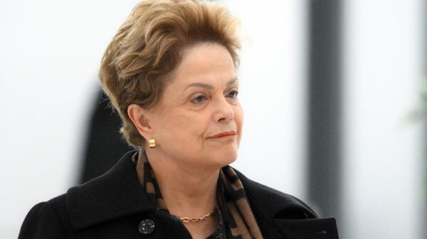 Presidente do Novo Banco de Desenvolvimento do BRICS, Dilma Rousseff, durante a chegada dos chefes de delegações ao Centro Internacional de Exposições Kazan Expo para participar da 16ª Cúpula do BRICS, em Kazan, Rússia, 24 de outubro de 2024  - Sputnik Brasil