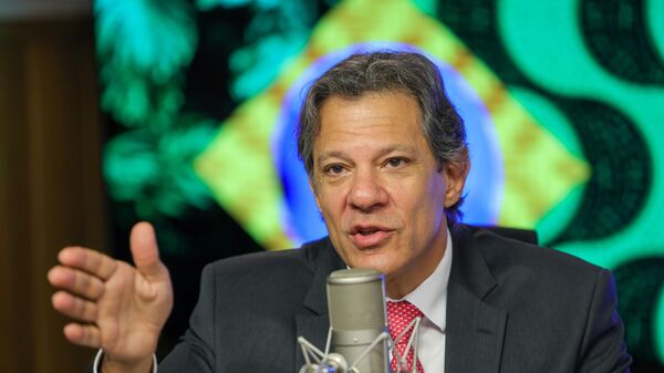 Fernando Haddad participa do programa Bom Dia, Ministro, em Brasília (DF). Brasil, 12 de setembro de 2024 - Sputnik Brasil