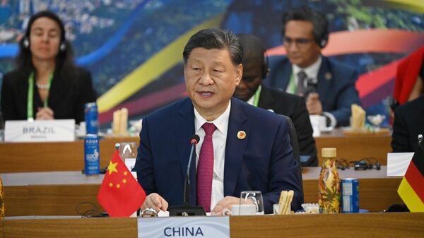 Presidente da China, Xi Jinping, participa da Plenária da Cúpula dos Líderes do G20 - Sputnik Brasil