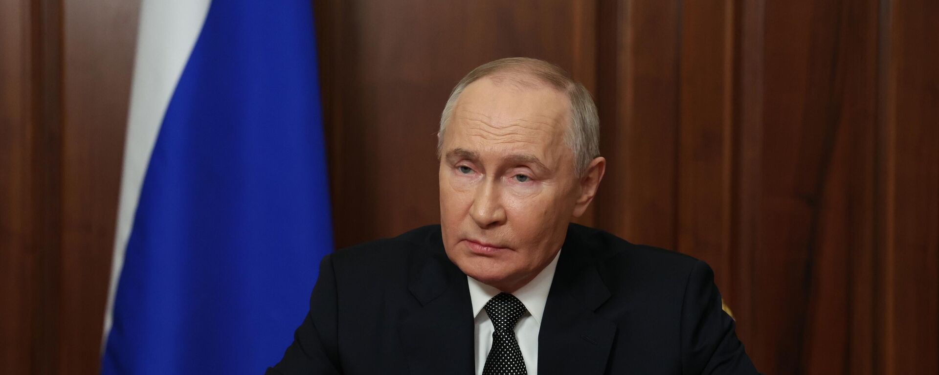 Vladimir Putin, presidente russo, durante pronunciamento à nação sobre a resposta ao uso de mísseis ocidentais contra a Rússia, em Moscou, em 21 de novembro de 2024 - Sputnik Brasil, 1920, 21.11.2024