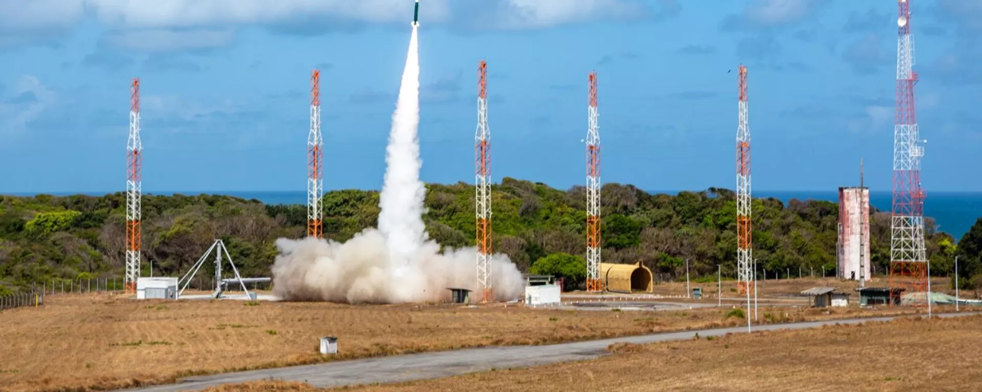 Lançamento do foguete suborbital VS-30-V15 do centro da Força Aérea Brasileira. Rio Grande do Norte, 29 de novembro de 2024 - Sputnik Brasil, 1920, 29.11.2024