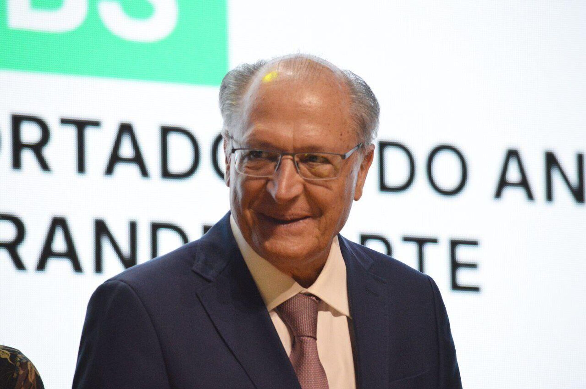 Vice-presidente e ministro do Desenvolvimento, Indústria, Comércio e Serviços, Geraldo Alckmin, durante evento da ApexBrasil em 9 de dezembro de 2024