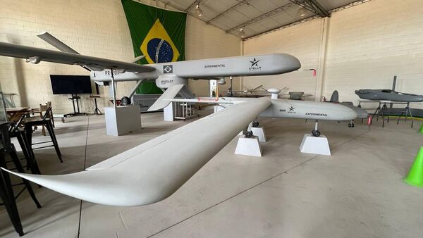 O Albatroz foi desenvolvido para o transporte de sensores, radares e pequenos mísseis e terá capacidade de realizar missões a 40 mil pés de altitude (12 mil metros de altura) - Sputnik Brasil