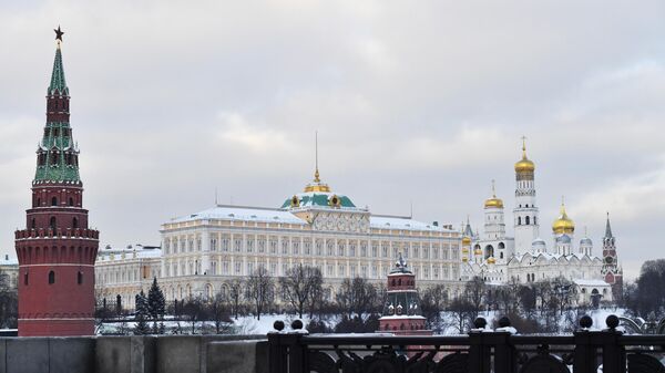 O Kremlin de Moscou. No centro, o Grande Palácio do Kremlin - Sputnik Brasil