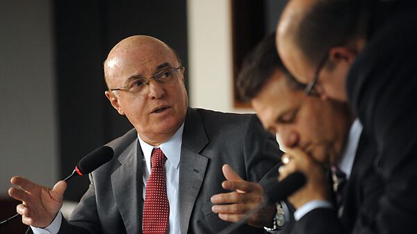 Vice-amirante Othon Luiz Pinheiro da Silva, então presidente da Eletronuclear, durante audiência pública em 2011 (foto de arquivo) - Sputnik Brasil