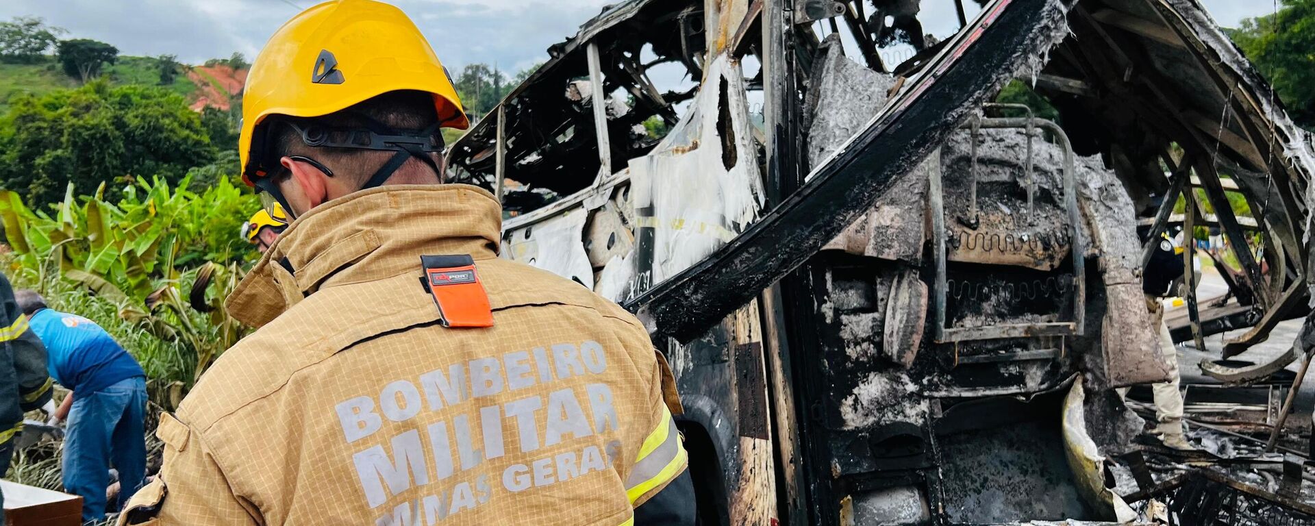 A carreta é suspeita de ser causadora do acidente em Teófilo Otoni, Minas Gerais. Brasil, 22 de dezembro de 2024 - Sputnik Brasil, 1920, 22.12.2024