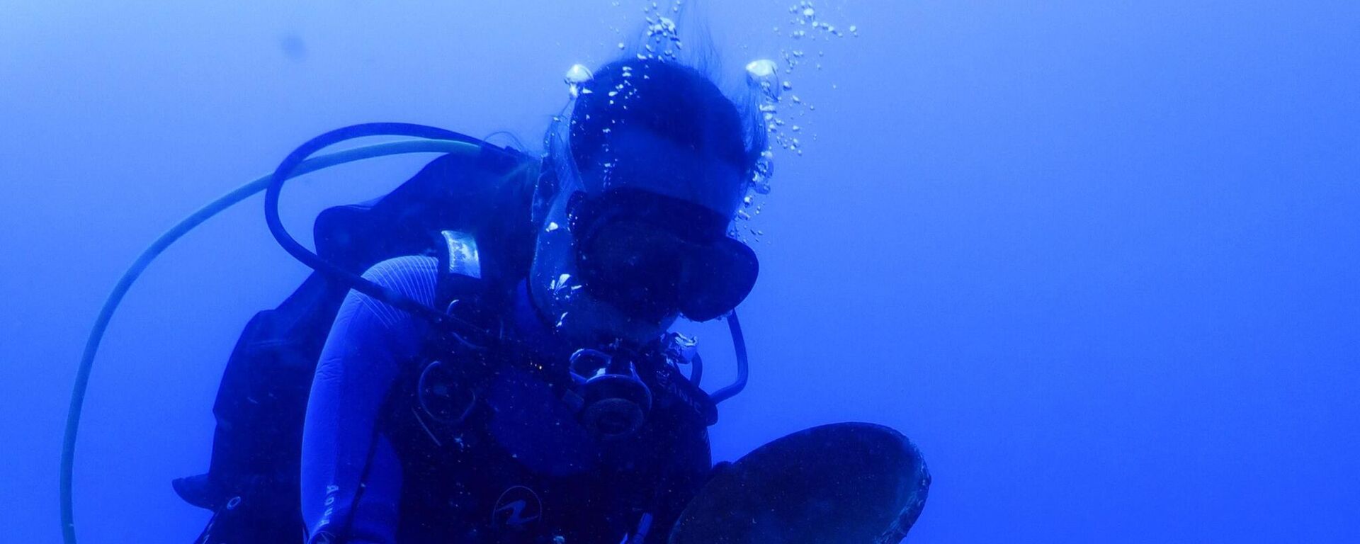 Mergulhadores do Centro de pesquisa subaquática (SUDEMER) exploram o antigo navio afundado, perto da costa da Turquia
 - Sputnik Brasil, 1920, 04.11.2025