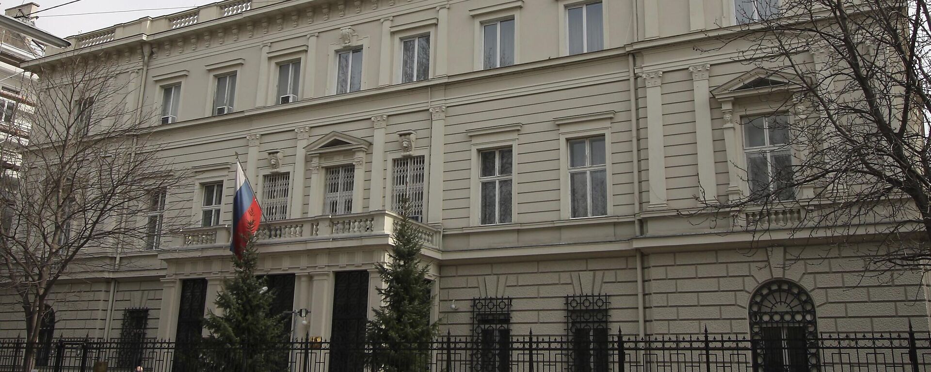 Uma vista da Embaixada da Rússia em Viena. Áustria, em 19 de março de 2010 - Sputnik Brasil, 1920, 01.01.2025