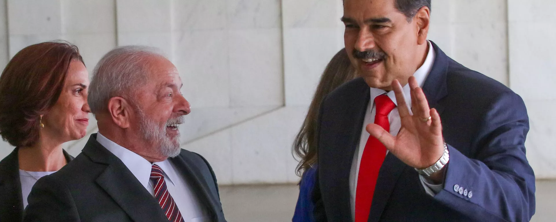 Nicolás Maduro chega ao Palácio do Itamaraty, em Brasília (DF), para almoço com o presidente Lula. Brasil, 29 de maio de 2023 - Sputnik Brasil, 1920, 02.01.2025