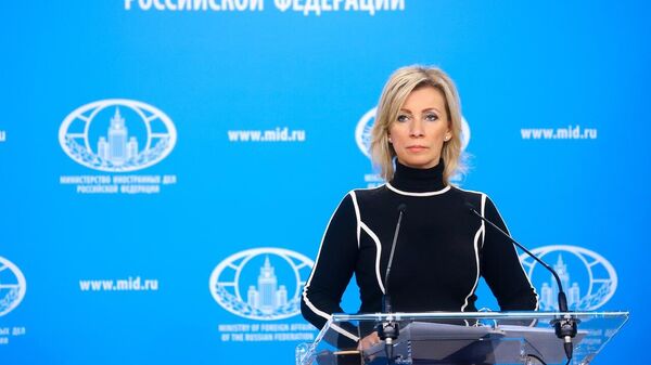 Representante oficial do Ministério das Relações Exteriores da Rússia, Maria Zakharova - Sputnik Brasil
