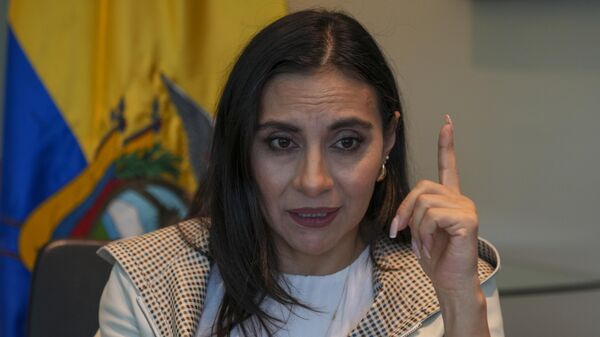 Vice-presidenta de Ecuador, Verónica Abad - Sputnik Brasil