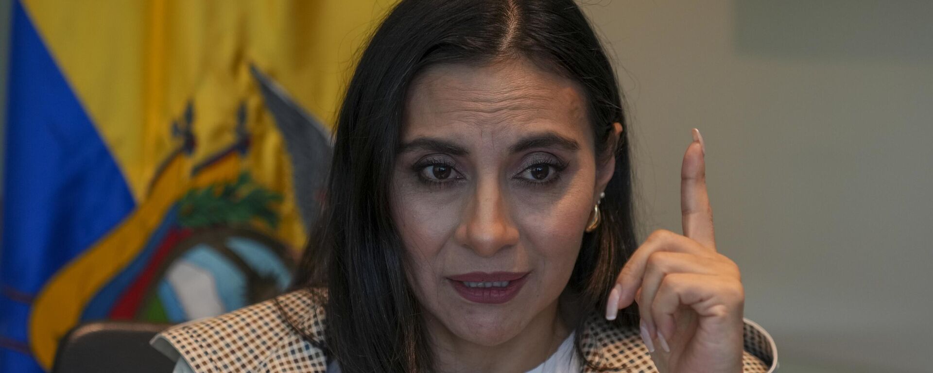 Vice-presidenta de Ecuador, Verónica Abad - Sputnik Brasil, 1920, 04.01.2025