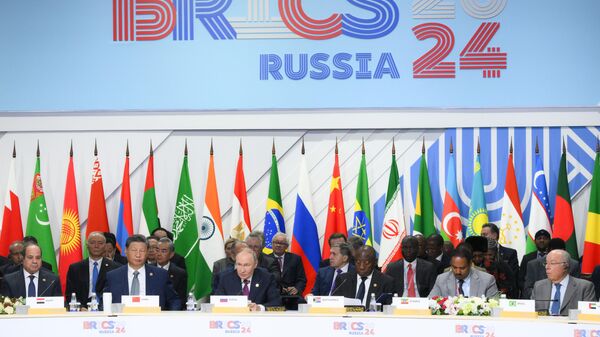 A 16ª Cúpula do BRICS na cidade russa de Kazan - Sputnik Brasil