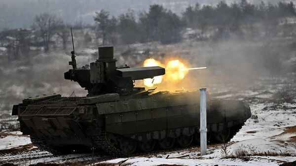 Veículo de combate de apoio a tanques Terminator. - Sputnik Brasil