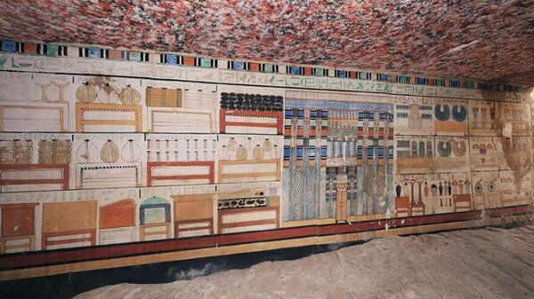 A tumba do médico do faraó Neferkara Pepy (séculos XXIII a XXII a.C.), descoberta por arqueólogos no Egito - Sputnik Brasil