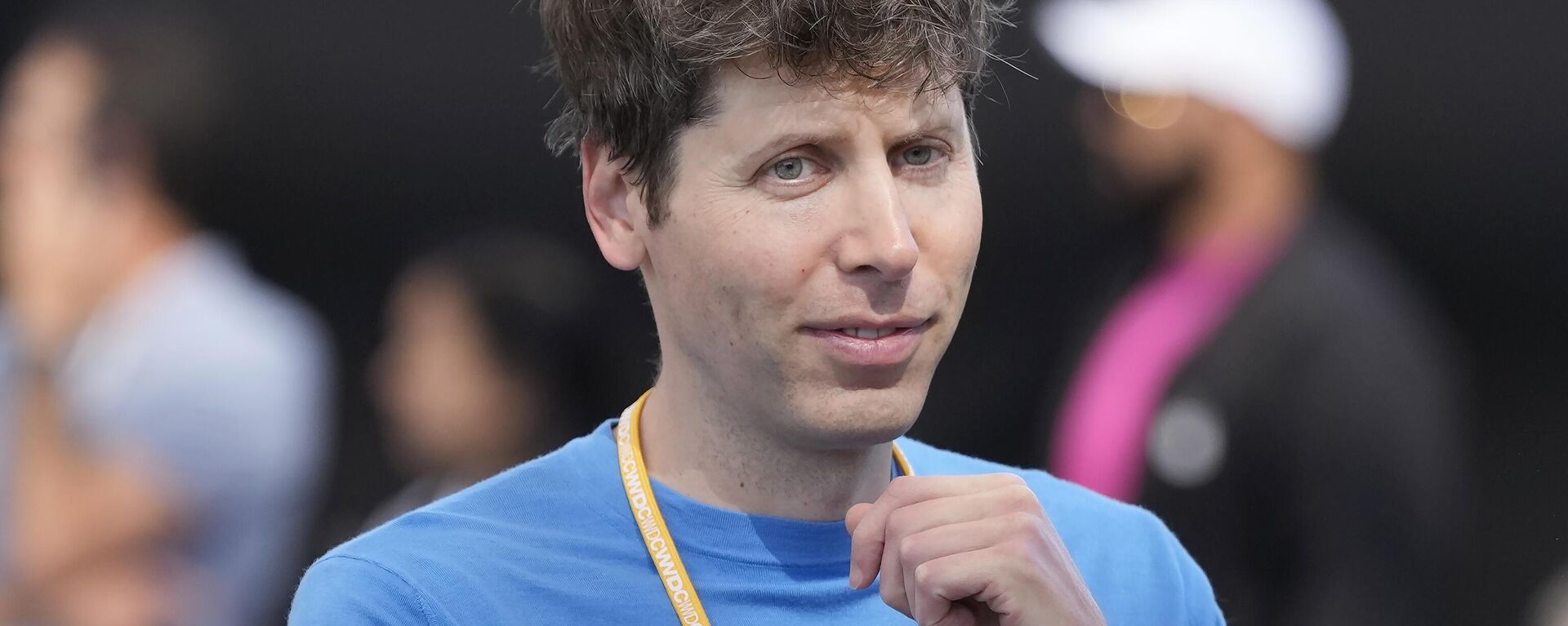 Presidente executivo da OpenAI, Sam Altman, durante evento que apresentou novos produtos da Apple. Califórnia, 10 de junho de 2024 - Sputnik Brasil, 1920, 09.01.2025