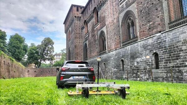 Radar de penetração no solo revela novos segredos sob o Castelo Sforzesco de Milão - Sputnik Brasil