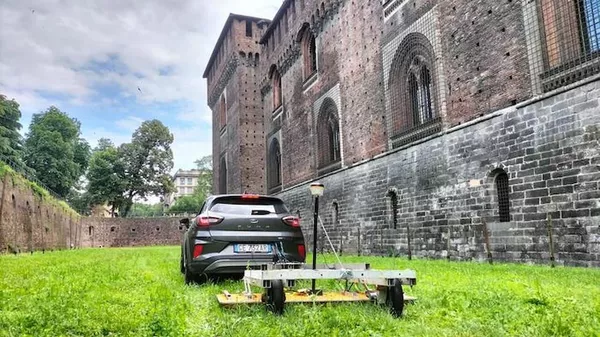 Radar de penetração no solo revela novos segredos sob o Castelo Sforzesco de Milão - Sputnik Brasil