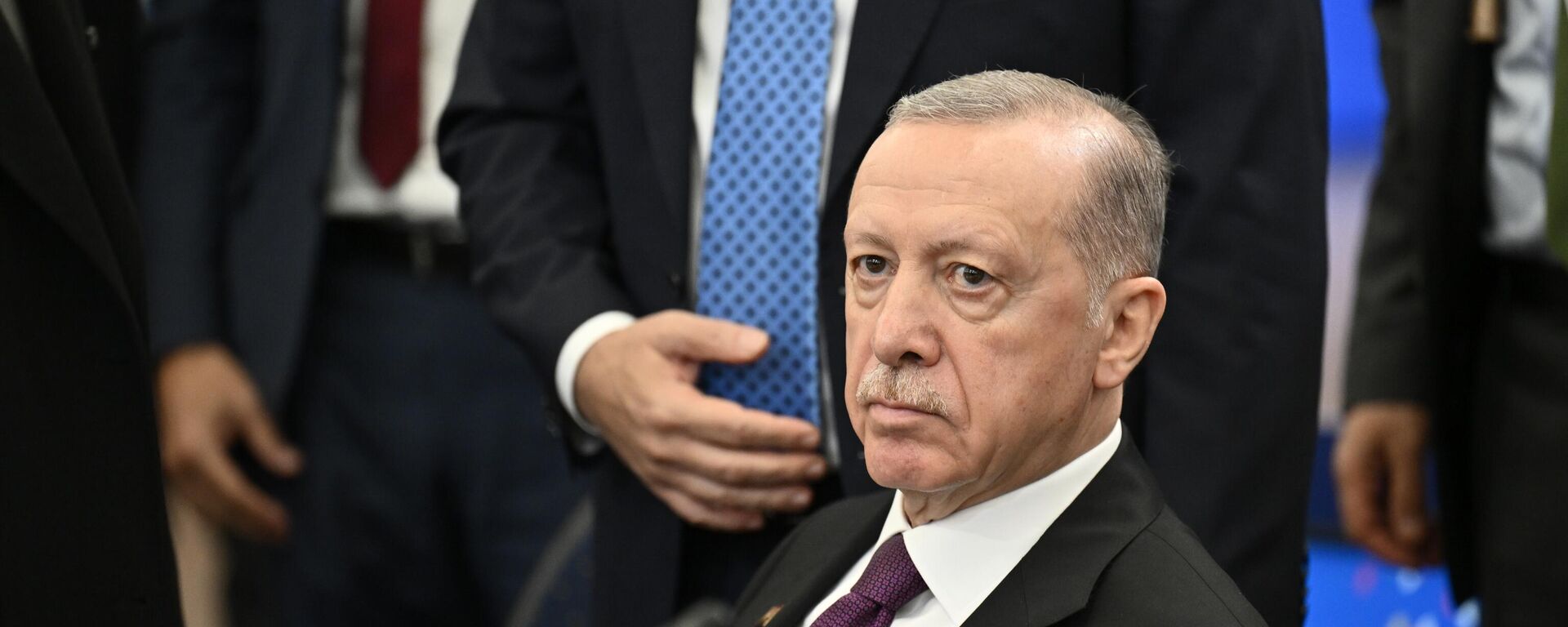 Erdogan participa de uma sessão plenária na Cúpula da Comunidade Política Europeia (CPE), em Budapeste. Hungria, 7 de novembro de 2024 - Sputnik Brasil, 1920, 20.01.2025