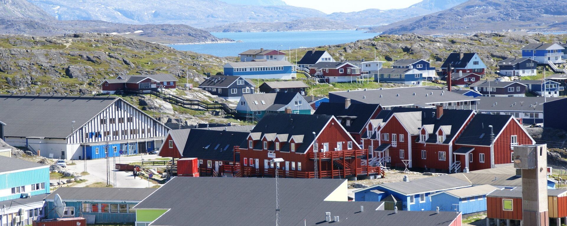 Uma bela vista em Nuuk, Groenlândia - Sputnik Brasil, 1920, 26.01.2025