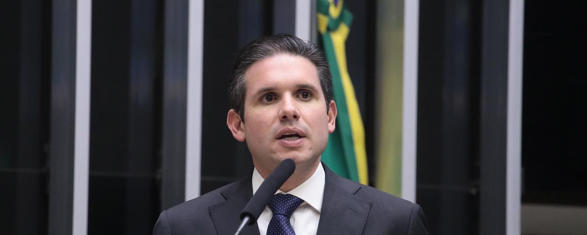 Hugo Motta discursa no plenário da Câmara dos Deputados, em Brasília (DF). Brasil, 17 de dezembro de 2024 - Sputnik Brasil, 1920, 01.02.2025