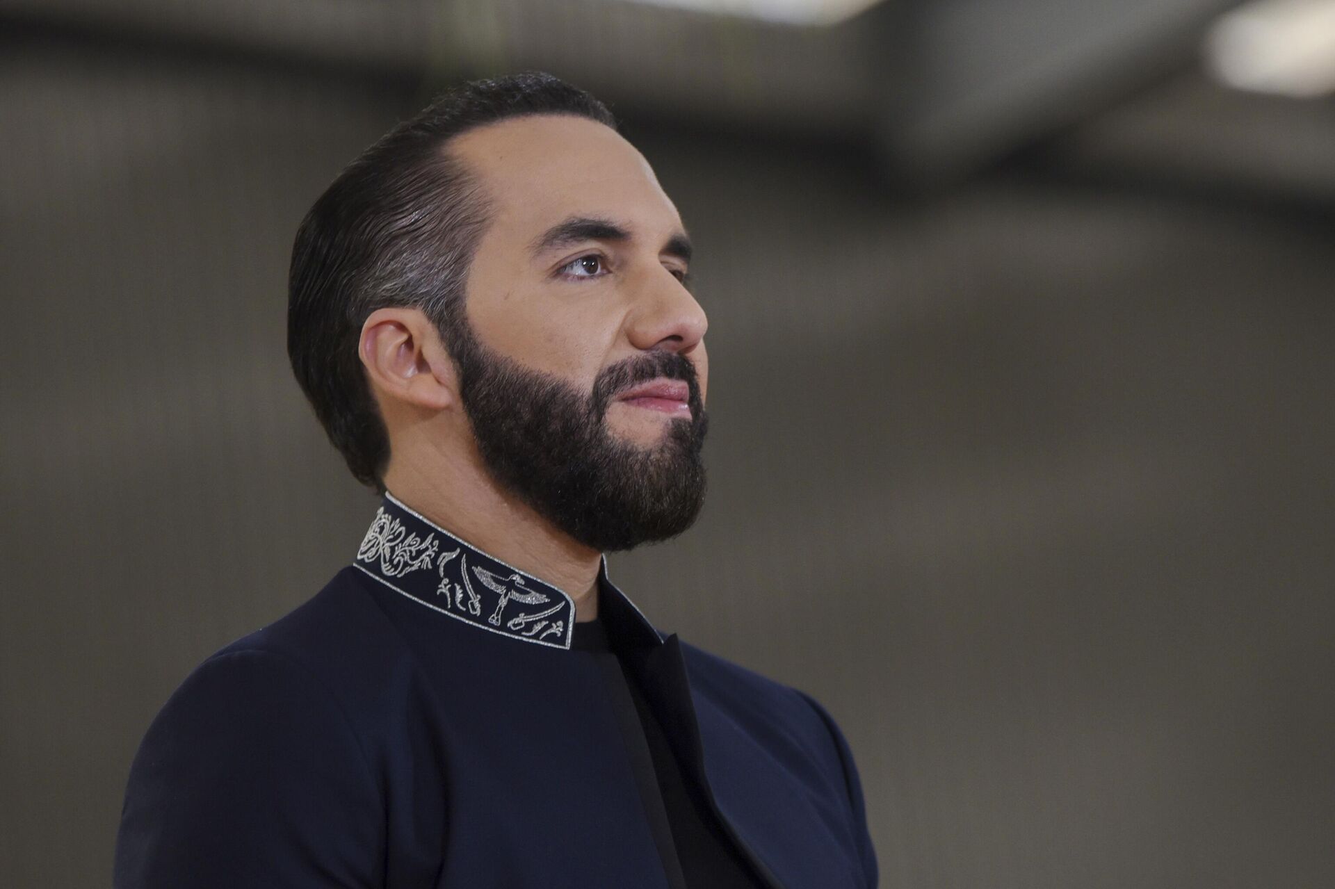 O presidente de El Salvador, Nayib Bukele, recebe honraria da Costa Rica, em San José, Costa Rica, 11 de novembro de 2024