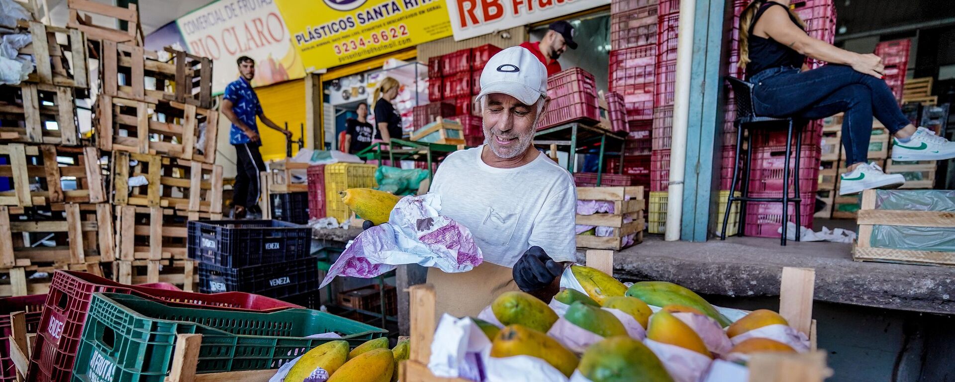 Centrais de Abastecimento do Distrito Federal (Ceasa DF) em 10 de novembro de 2023 - Sputnik Brasil, 1920, 07.02.2025