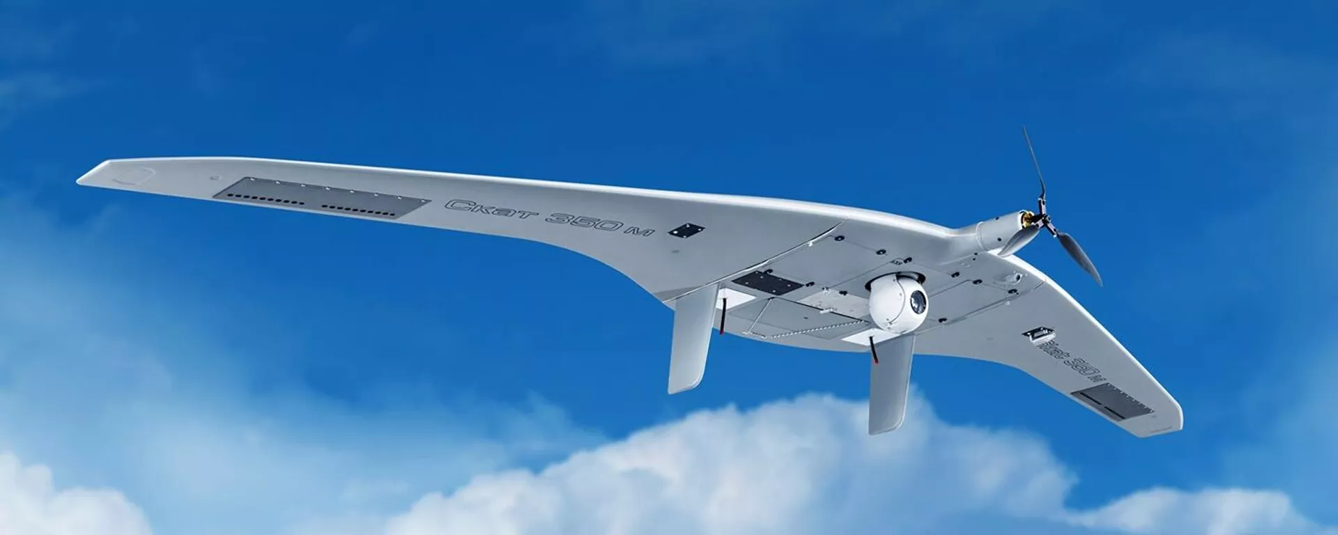 Drone de asa fixa russo SKAT 350M - Sputnik Brasil, 1920, 27.11.2025