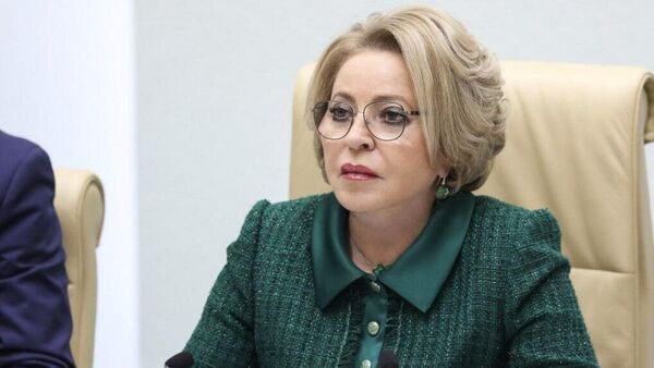 Presidente do Conselho da Federação da Rússia (câmara alta do parlamento), Valentina Matvienko - Sputnik Brasil