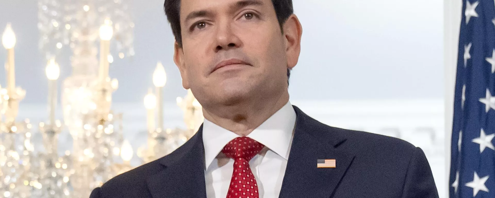 O secretário de Estado dos EUA, Marco Rubio, com o ministro das Relações Exteriores egípcio, Badr Abdelatty, fora de quadro, no Departamento de Estado, em Washington, 10 de fevereiro de 2025 - Sputnik Brasil, 1920, 25.02.2025