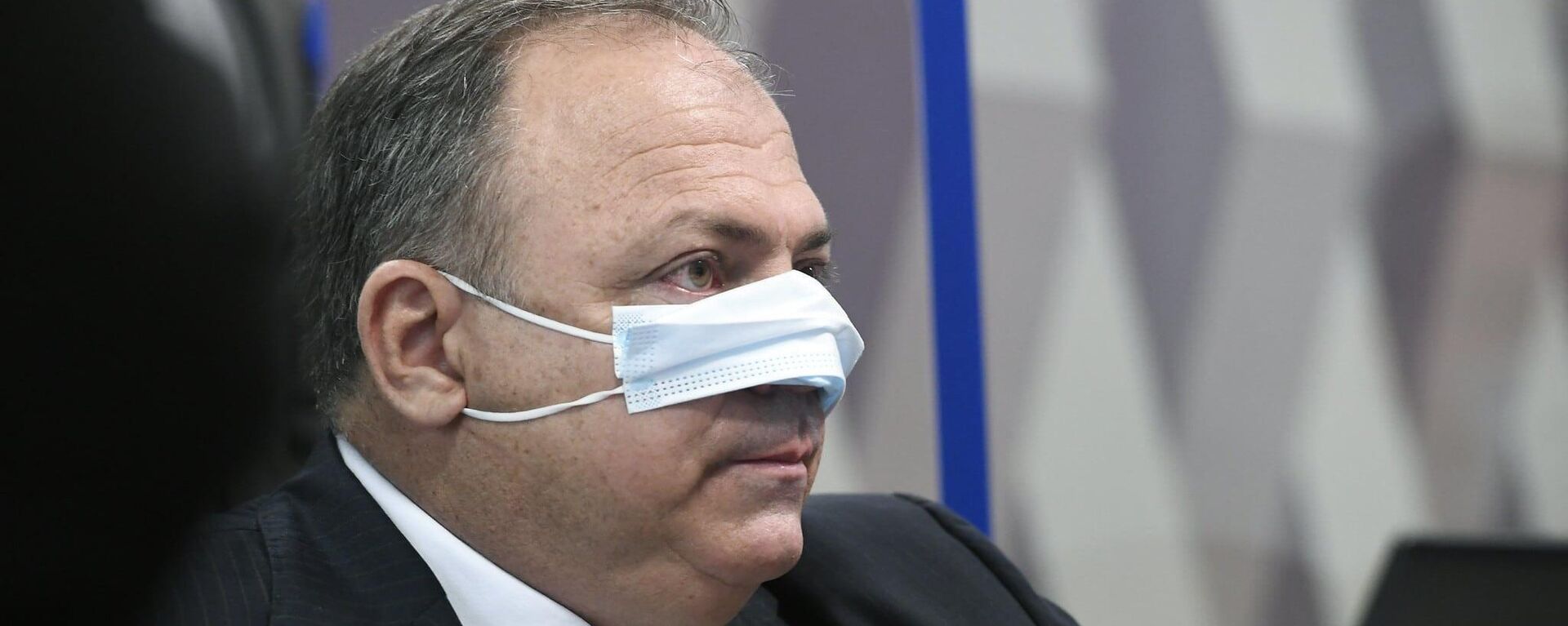 Ex-ministro da Saúde, general Eduardo Pazuello, durante a CPI da Pandemia - Sputnik Brasil, 1920, 26.02.2025