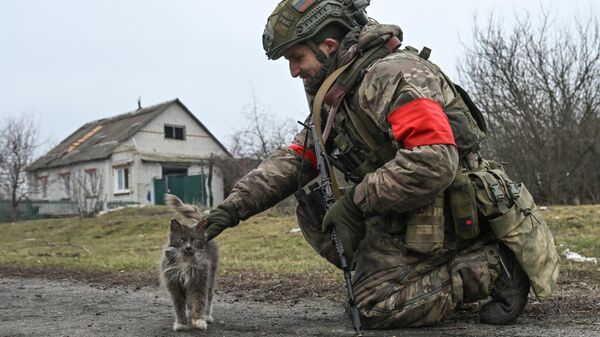 O povoado de Agronom, no distrito de Sudzha, região de Kursk, liberado pelas Forças Armadas da Rússia das unidades do Exército ucraniano - Sputnik Brasil