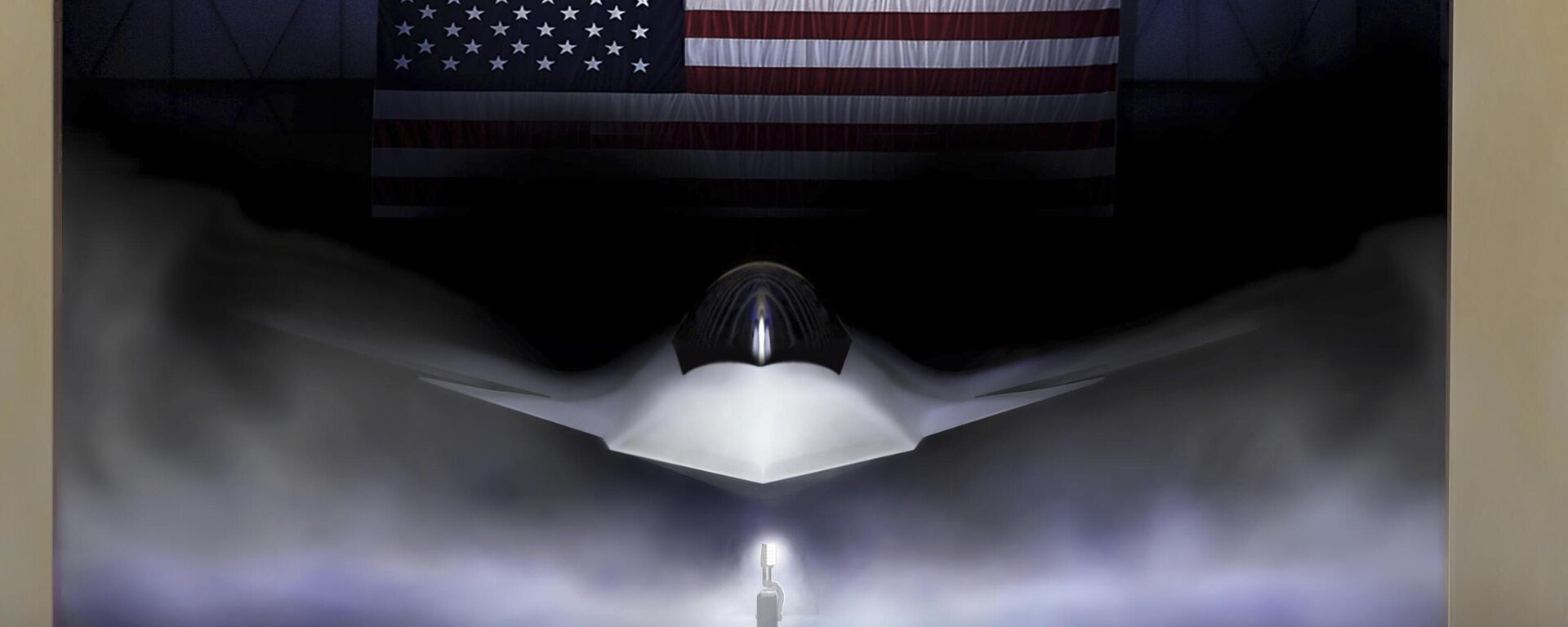 Renderização gráfica fornecida pela Força Aérea dos EUA revela como será o F-47, caça de sexta geração que será fabricado pela Boeing, divulgado em 21 de março de 2025 Renderização gráfica fornecida pela Força Aérea dos EUA revela como será o F-47, caça de sexta geração que será fabricado pela Boeing, divulgado em 21 de março de 2025 - Sputnik Brasil, 1920, 21.11.2025