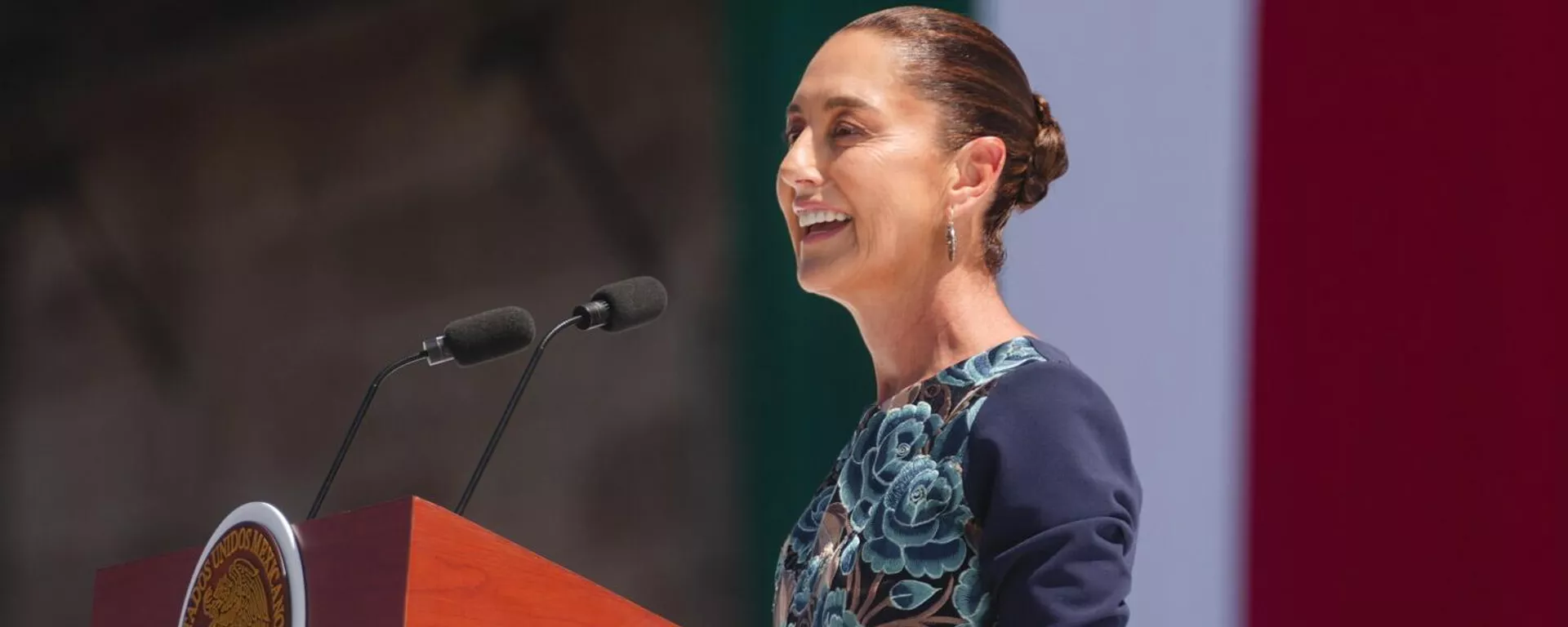 A presidente mexicana Claudia Sheinbaum no evento Zócalo, 9 de março de 2025 - Sputnik Brasil, 1920, 12.07.2025