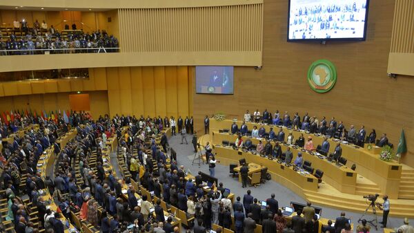 Cúpula da União Africana em Adis Abeba, Etiópia, em 17 de fevereiro de 2024 - Sputnik Brasil