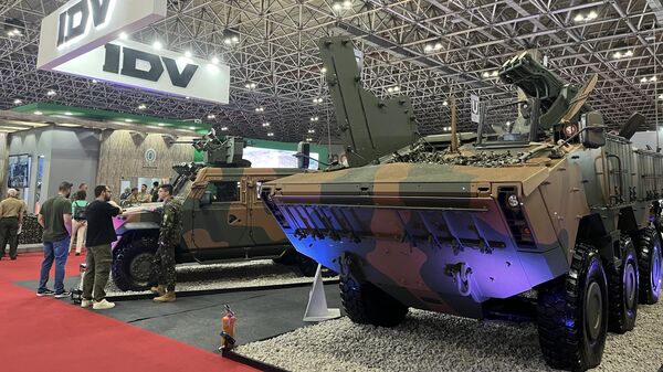 Exposição internacional Latin America Aero & Defence (LAAD) 2025, no Rio de Janeiro - Sputnik Brasil