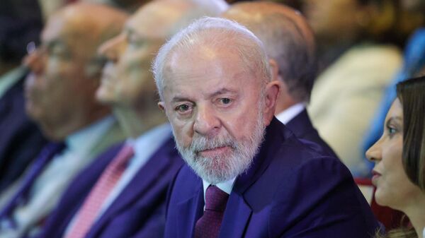 O presidente Luiz Inácio Lula da Silva participa do evento Brasil Dando a Volta por Cima, em Brasília (DF). Brasil, 3 de abril de 2025 - Sputnik Brasil