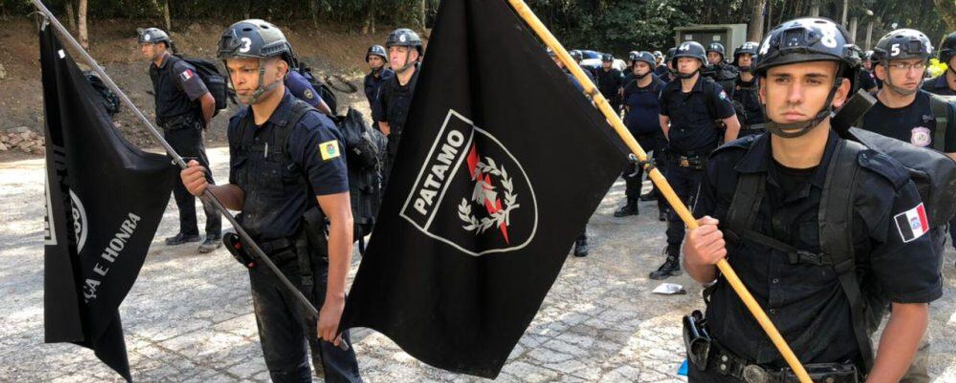 Início da quinta edição do curso de Patrulhamento Tático Motorizado (Patamo) da Guarda Civil Municipal de Embu das Artes (SP), em 14 de junho de 2021 - Sputnik Brasil, 1920, 09.04.2025